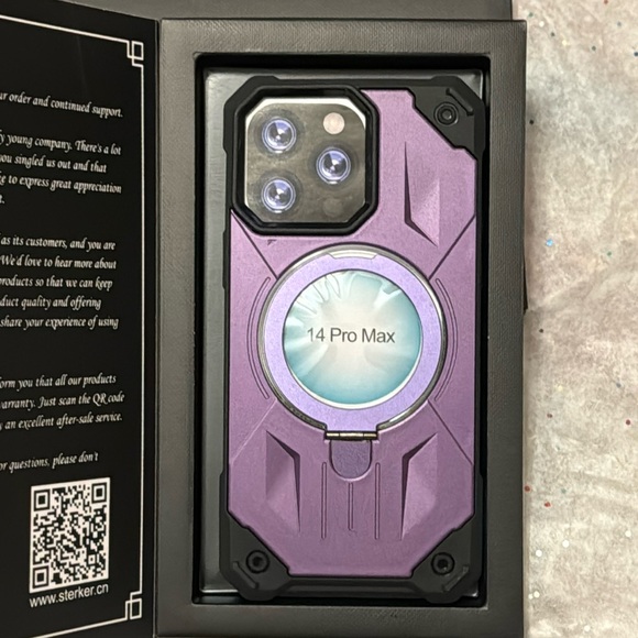 🩷5 for $25 *NWT* iPhone 14 Pro Max Purple, MagSafe case - Picture 2 of 4